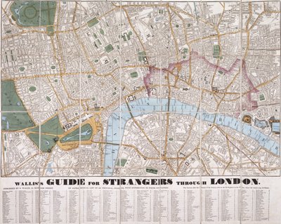 Guide de Wallis pour les étrangers à travers Londres, 1841 - Edward Wallis